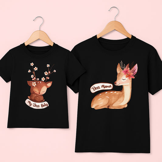 Mama + Baby Deer Set